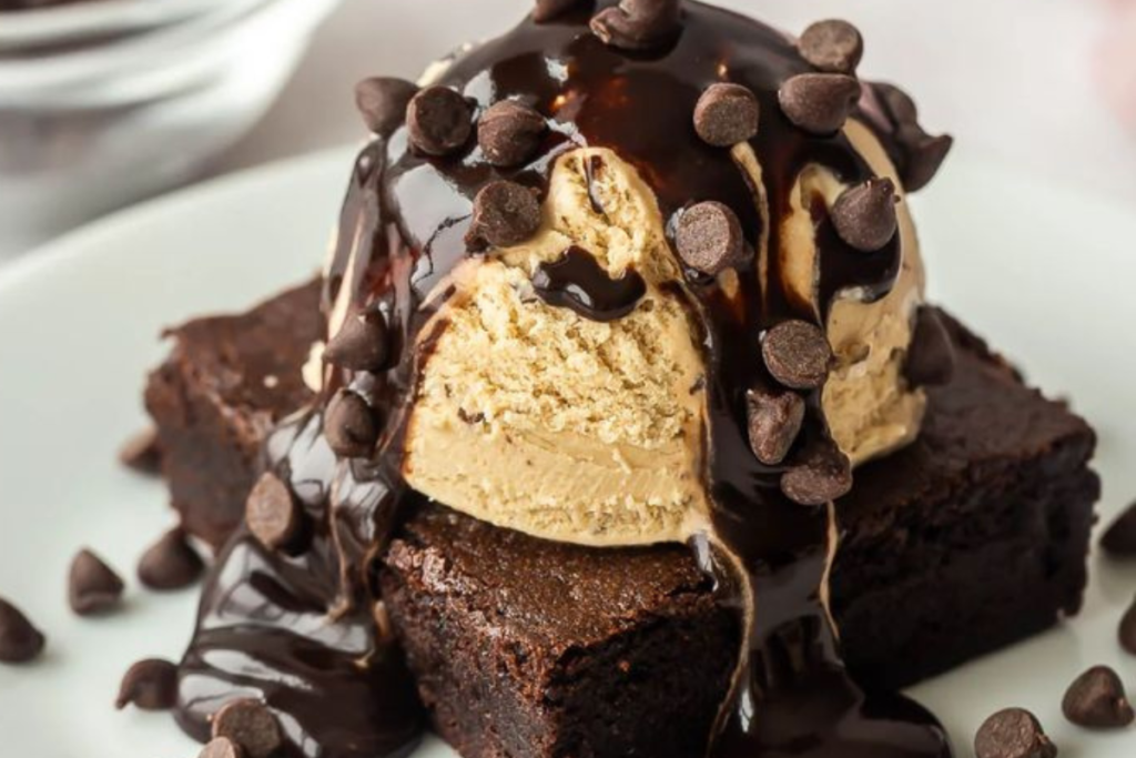 brownie sundae