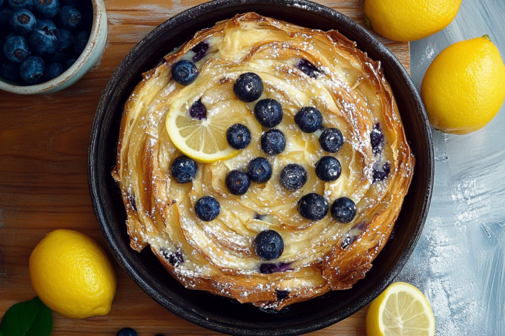 Lemon and Blueberry Soufra